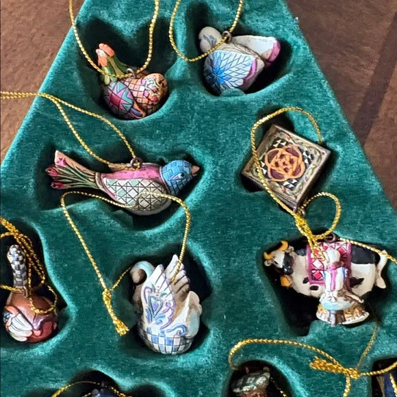 Jim Shore 2006 Red and Green Twelve Days of Christmas - Picture 6 of 8